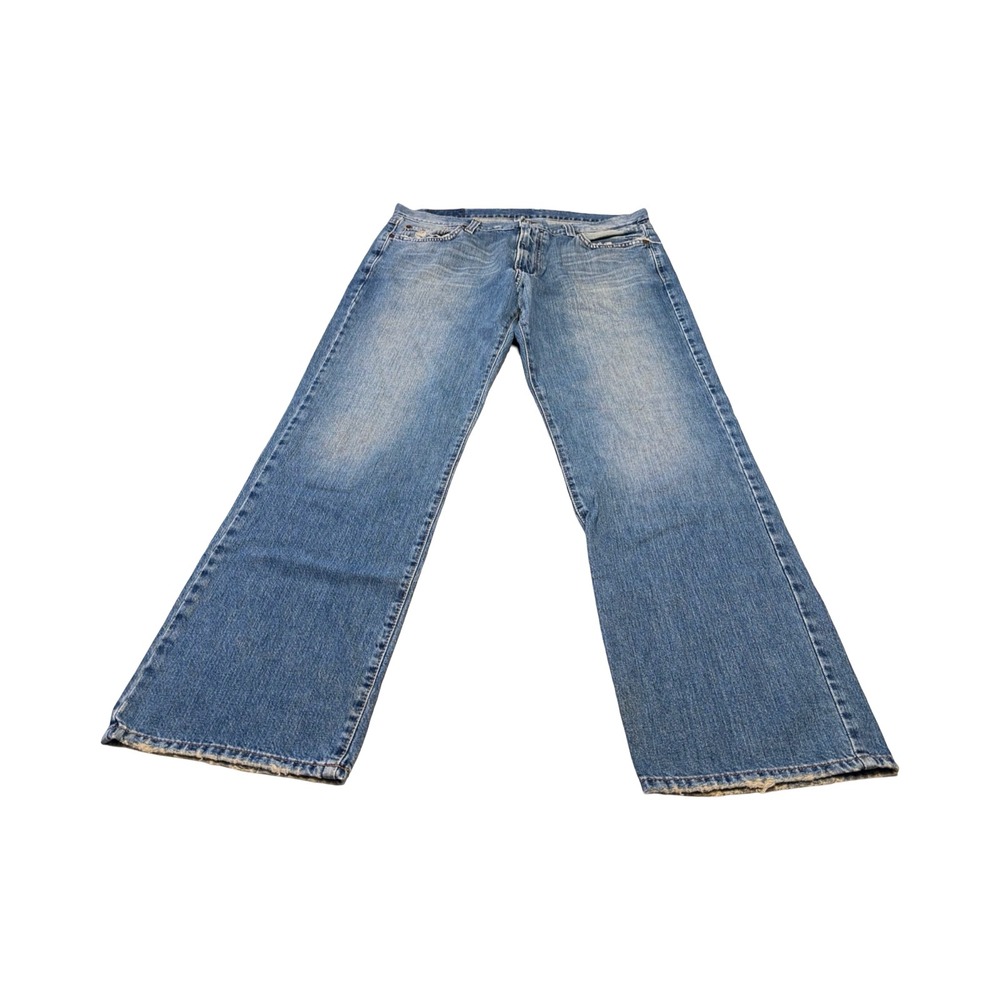Lucky Brand Dungarees Western Vintage Straight Jeans Blue‎ Mens 36 Regular